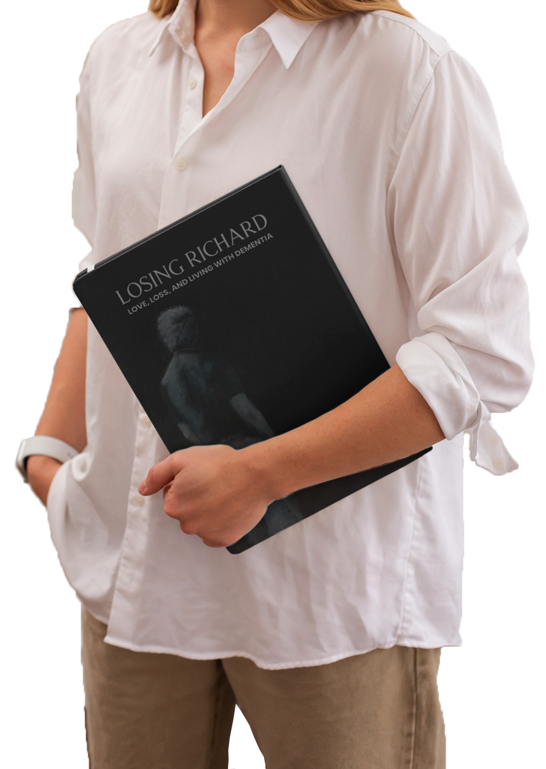 girl having book